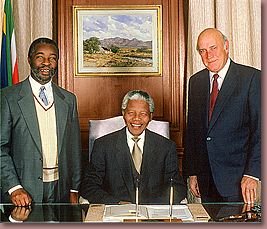 Mbeki, Mandela und de Klerk